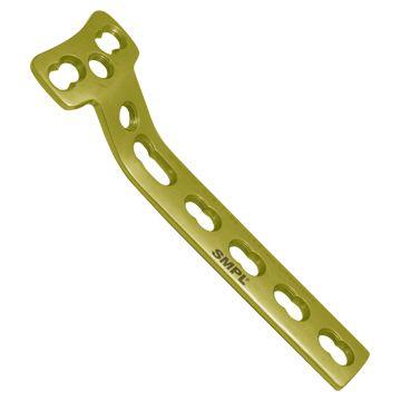 SMPL - Пластина великогомілкова Т-подібна (виконання універсальне, 4-9 отворів комбіновані 4,5 мм та 5,0 мм)